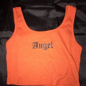 ORANGE ANGEL CROP TOP